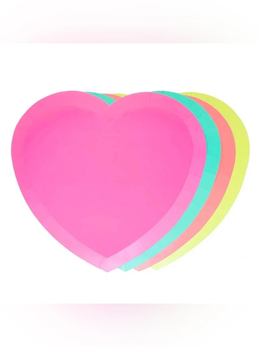 I Heart Neon Plates